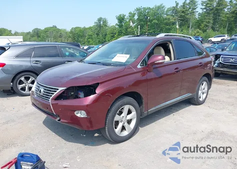 2013 Lexus Rx 350 z USA, uszkodzony, nr VIN 2T2BK1BA8DC196095